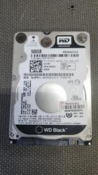 含稅 WD 黑標 2.5 500GB (7mm) 保固1個月 WD5000LPLX 04H521