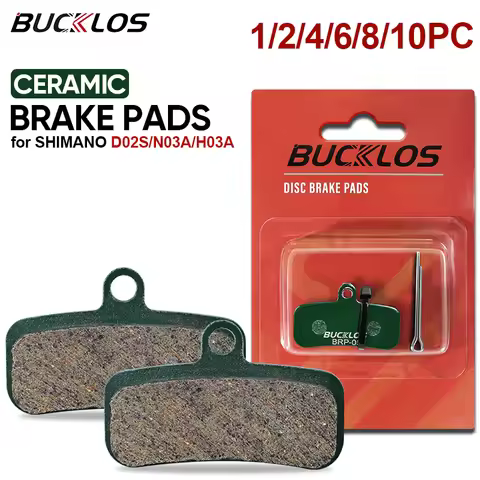 BUCKLOS Bike Hydraulic Brake Pads Ceramic Durable Bicycle Disk Brake Pad Wear-resistant Rotor Disc P