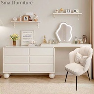 Dressing Table Solid Wood MakeUp Table With Cabinet Makeup Vanity Table Meja Makeup Storage Table