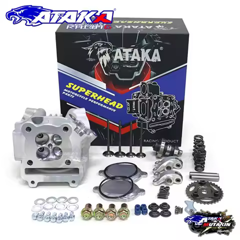 ATAKA RACING CNC Cylinder Head 4V For Mio Sporty Soulty Fino 115 Mio115 19/22 21/24 24/27MM Super He