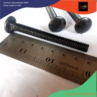 CB NUT BOLT 5/16 x 3 inch UMBRELLA 7,5cm 75mm TRUCK FENCE BUMPER BUMPER 3 in KEY 12 LENGTH 7,5 CM BU