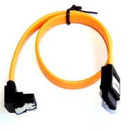 Sata 3.0 6G Flat Cable 0.5M+Shrapnel Yellow Orange 7P7P
