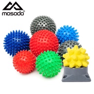 Mosodo Spiky Massage Ball Trigger Point Roller Massager 9cm Stress Relief Foot Balls Stretching Exercise Yoga Fitness Equipment