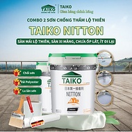 10 Kg Keo Sơn Chống Thấm Sàn TAIKO NITTON (Gốc Acrylic) -  Chống Thấm Lộ Thiên, Sàn Mái, Máng Xối, B