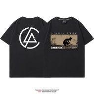 เสื้อยืดแขนสั้น Linkin Park ทรงหลวม ผ้าฝ้าย ปกอัลบั้ม Meteora รูปภาพพิมพ์ลายย้อนยุค สไตล์ลำลอง สำหรั