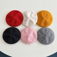 HQ beret hat for children in many colors, head circumference 49-53cm, beautiful product
