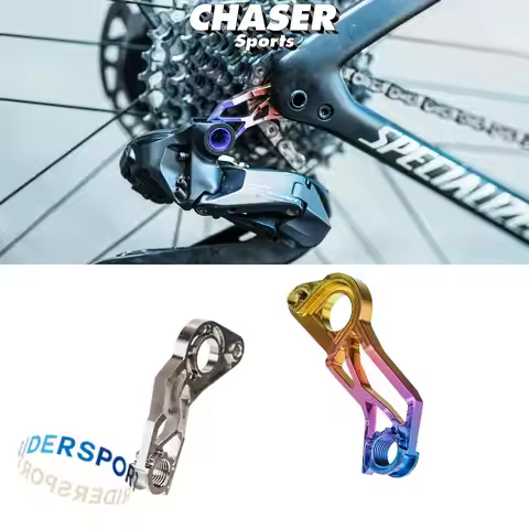 Chaser Road Bike Tail Hook Ultra-Lightweight Titanium Alloy Rear Derailleur Direct-Mount Tail Hook F