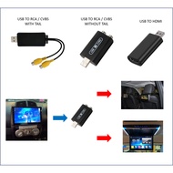 USB Interface To RCA / HDMI Video Out Adapter For 7862 TS10 TS18 5760BAndroid System Car Radio