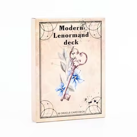 Modern Lenormand Deck Board Game English Version 36 Card Deck 10.3*7.3cm Beautifully Illustrated Fam