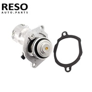 RESO Car Engine Coolant Thermostat Assembly for Mercedes ML350 C300 C350 E350 R350 C280 2722000415 2