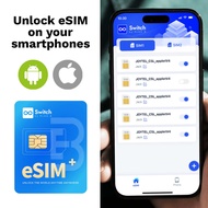 eSIM adapter works on Android and iOS (Use Android APP or Card Readers for Profile Downloads and man