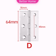 Better บานพับสแตนเลส บานพับตู้ ประตู หน้าต่าง หน่วยวัดเป็นมิลลิเมตร stainless steel hinge