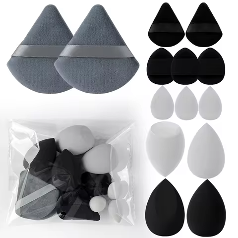 14Pcs Women's Makeup Sponge Set Cosmetic Blender Beauty Egg Foundation Puff Powder Puffs Make up Acc