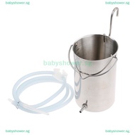 [In stock]Babyshower Enema Bucket Kit Stainless Steel-Suitable For Home,Water Coffee Colon Cleansing