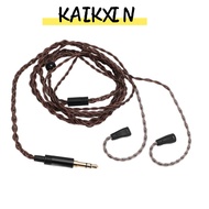 KAIKXIN 4 Strands Woven Cable, 3.5mm Plug 3.9ft Headphone Replacement Cable, Lossless Sound OFC Core
