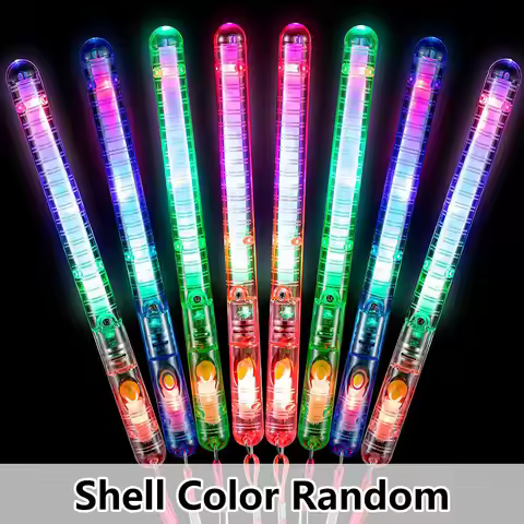 8/12/16Pcs Fiber Optic Wands Glow Wands LED Wand Light Up Fiber Optic Birthday Wedding In Dark Party