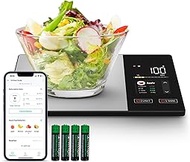 Smart Nutrition Food Scale with App Sync, Tracks 23 Nutrients (Calories Carbs Protein Fat), Digital 