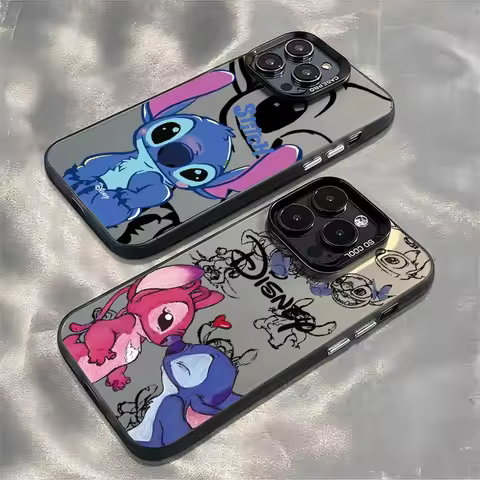 Cute Disney Stitch Kiss Couple Case For Huawei Honor 90 200 400 600 Pro Lite X6B X9B X9A X7B X9D X7D
