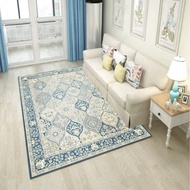 Living Room Floor Mat Boho Chic Shabby Chic Oriental Medallion Non-Shedding Home Carpet Bedroom Dini