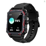LOKMAT OCEAN MAX Smart Bracelet Sports Watch 1.96-Inch TFT LCD FullTouch Screen Fitness Tracker IP68 Waterproof  BT Call Blood Oxygen/Sleep/Heart Rate/Blood Pressure Monitor Multip