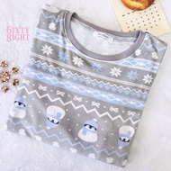 6IXTY8IGHT MEAVE, Light Fleece Sleep Dress Women Homewear HW09941