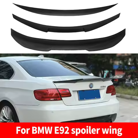 For BMW 3 Series E92/E93 M4 MP PSM Style spoiler wing Carbon Ducktail M3 2-Door Coupe Rear Spoiler W