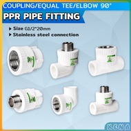 XEna PPR Pipe Fitting 1/2 Inch Water Pipe Tube Hose Fitting Adapter Connector