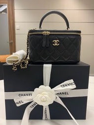 全新Chanel Vanity Case 24P 鏈條梳妝袋 長盒子