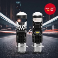1 Piece P15D H6M LED Mini Projector Motorcycle Headlight Bulb Aluminum DC12-24V Fog Light  1 Keping 