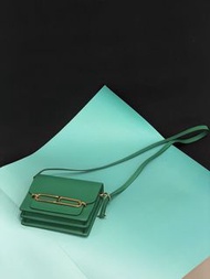 Hermes 豬鼻子Roulis Mini絲絨綠