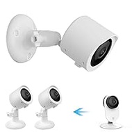 Koroao Outdoor Mount Bracket for YI Smart Security Home Camera 3, Weather Proof Protective Cover and Adjustable Indoor &amp; Outdoor 360 Degree Mount for Yi Home Camera 3 (2-Pack, White)