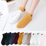 Brown Socks Cute Ankle Socks / Socks / Short Socks Shoe Socks Ankle Socks no Plastic Packing Cute So