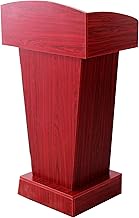 Lectern Podium Stand Stand Presentation Concert Podium Reading or Laptop Desk for Church and Classroom/Dark Red/40x60x108cm