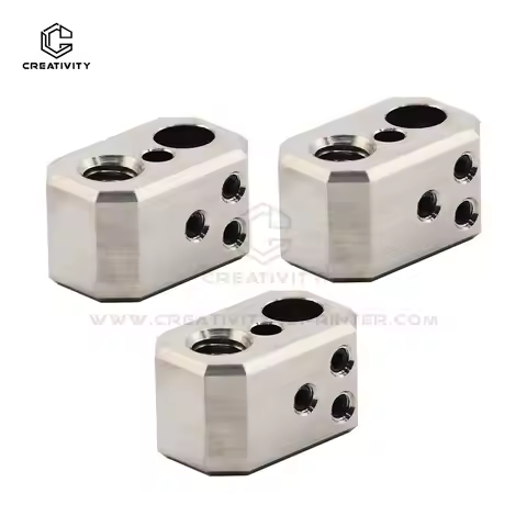 500℃ Plated Copper Heater Block High Temperature Heating Block For Prusa I3 MK4 MK3.9 XL Project Nex