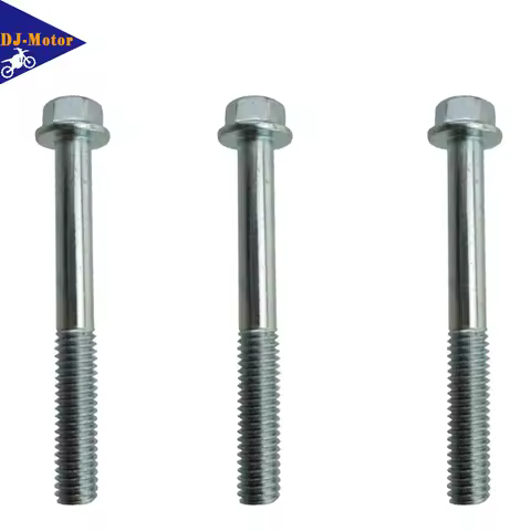 DJ-Motor Flanged Hex Bolt M6x50mm For 50cc 70cc 90cc 110cc 125cc 140cc 150cc 160cc 170cc 190cc Pit D