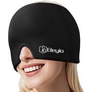 Relief Cap, All Around Gel Covered Reusable Headache Relief Cap,   Cap for Headache Relief, Puffy Ey