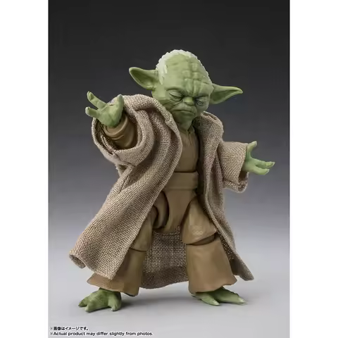 Original in Stock Bandai S.H.Figuarts Shf Yoda Classic Ver Star Wars Episode 3 Revenge of The Sith C