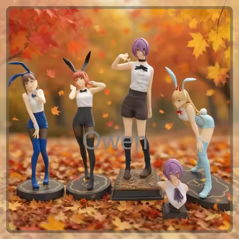 Higashiyama Kobeni Bunny Girl Anime Chainsaw Man Figurine Reze Action Figures PVC Collection Decorat