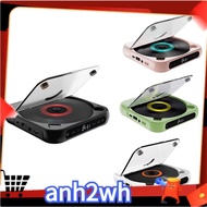 【A-NH】Portable CD Player Bluetooth Speaker,LED Screen, Stereo Player, Wall Mountable CD Music Player with FM Radio