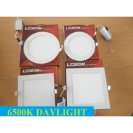 LEDEON LED DOWNLIGHT 6500K ENERGY SAVING 12W/4", 18W/6" SQUARE @ ROUND (DAYLIGHT - 6500K) Y808 Y809