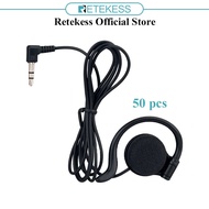 Retekess 3.5mm Standard Plug Earpiece for Portable Professional Radio Tour Guide System Transmitters