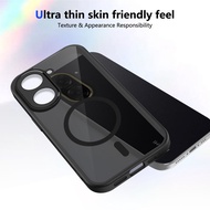 Xiaomi Poco C71 Case Matte Black Magnetic Attraction Casing For Xiaomi Poco C71 Phone Case