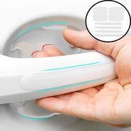 Car Door Bumper Guard Stickers 8 PCS - G55G - Transparent