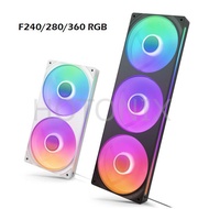 NZXT F240 F360 F280 RGB 240mm/360mm/280mm fan PWM for PC cases and coolers