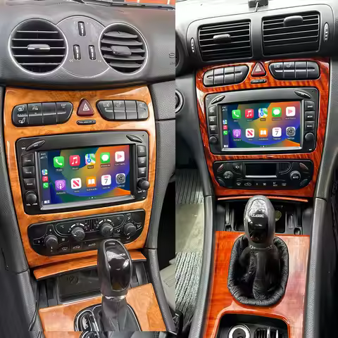 Fongent Android 12 8G+256G Car DVD Radio DAB GPS For Mercedes Benz C CLK Class W203 S203 C209 W209 H