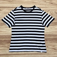 T-Shirt 8 SECONDS Striped White Black (XL)