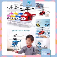 🐳Hand Sensor Induction Fun Mini RC Aircraft Helicopter Super Wings Kids Flying Toy With Light Mainan