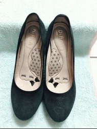 Diana專櫃女鞋 黑色高跟鞋 23.5  二手