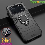 For Xiaomi Poco M6 M5 M4 M3 X3 X4 X5 X6 X7 Pro X4 GT C40 C55 C65 Phone Case Armor Shockproof Bumper 