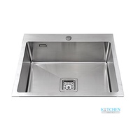 TEKA อ่างล้างจานสแตนเลส  1 หลุม รุ่น  TQ 50 ฟรี ก๊อกน้ำเย็น